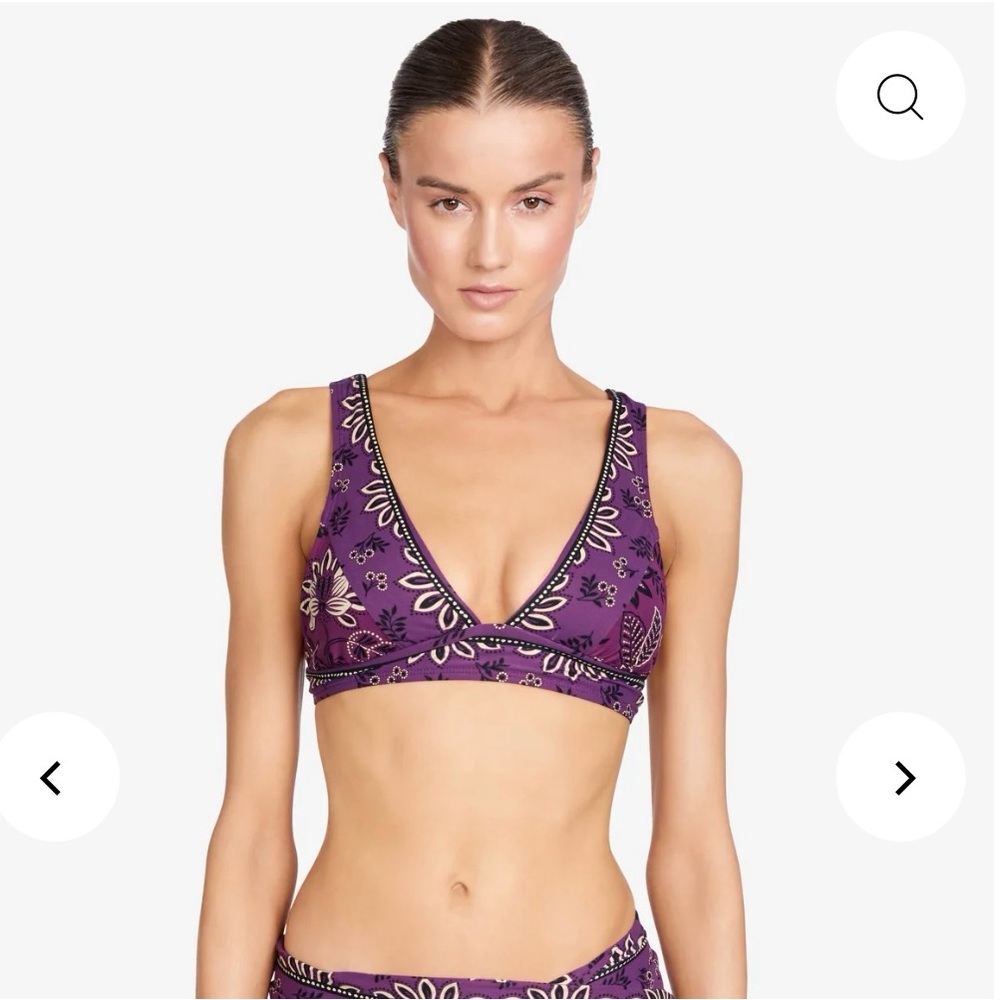 Robin Piccone Apollonia swim top XS NWT